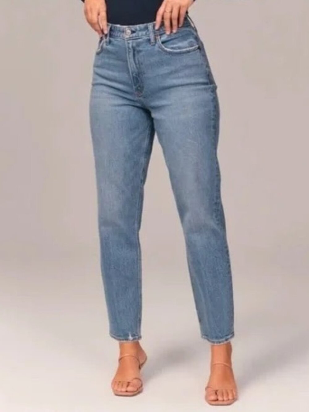 Abercrombie & Fitch Curve Love The Mom Jeans Women's 33 / 16L High Rise - Picture 10 of 10